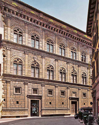 Палаццо Ручеллаи (Palazzo Rucellai). 
