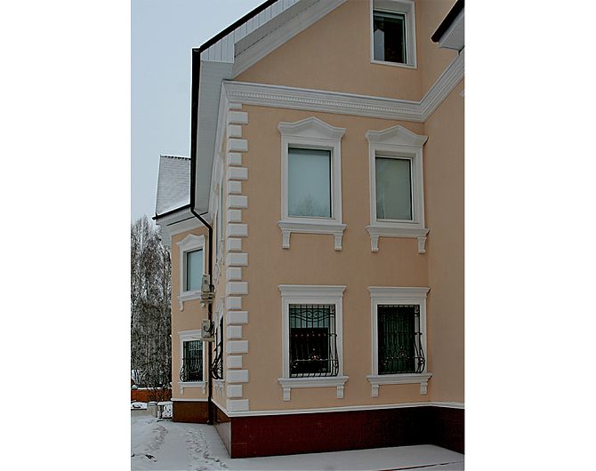 Фасад Портфолио:Коттедж в окрестях города Тюмень