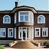 Второй фасад коттеджа с клинкерной плиткой