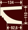 Молдинг радиусный ФБ-МР-066 (1 cегм)