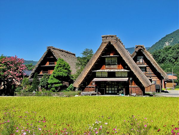 Традиционная архитектура "гасо-зукури".