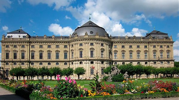 Вюрцбургский епископский дворец (Резиденция), Вюрцбург, Германия. архитектор Бальтазар Нейман. 1719-1744 гг.
