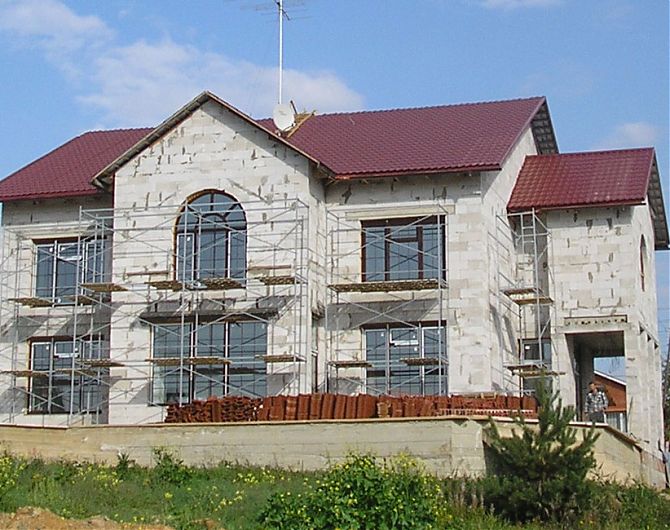 Фасад (1) жилого дома в Сколково
