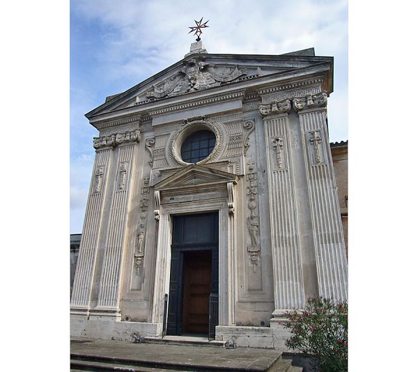 Церковь Санта Мария дель Приорато (Santa Maria del Priorato) в Риме. Архитектор Дж. Пьермарини. 1766 г.