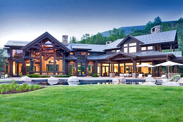 Willoughby Way от дизайн-ателье Charles Cunniffe Architects.г. Аспен, Колорадо.