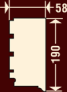 Декоративный элемент ДЕ-8016 (Е)