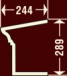 Молдинг М-127