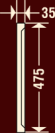 Молдинг М-136