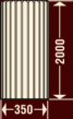 Ствол полуколонны ПК-705/5 канелюрами