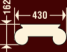 Капитель полуколонны (пк8035) ПК-801 (Е)