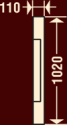Полустолб Т-8001 (Е)
