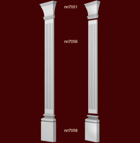 Фасадный декор: Пилястра в сборе ФБ-спп7180