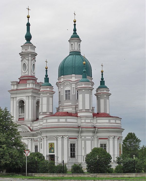 Екатерининский собор на площади Николаева. Кингисепп. 1782 г. Архитектор Ринальди.