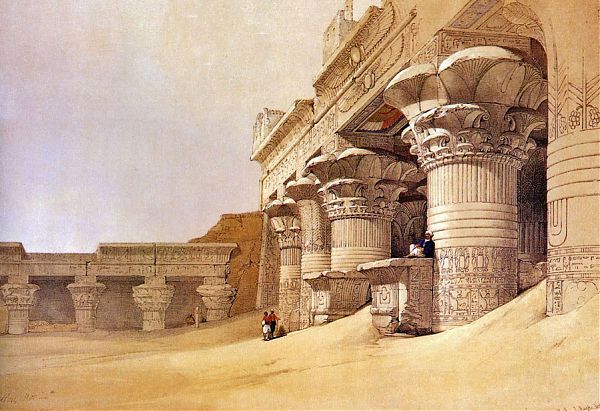 Храм Эдфу возле Асуана. (около 237 года до н.э.).