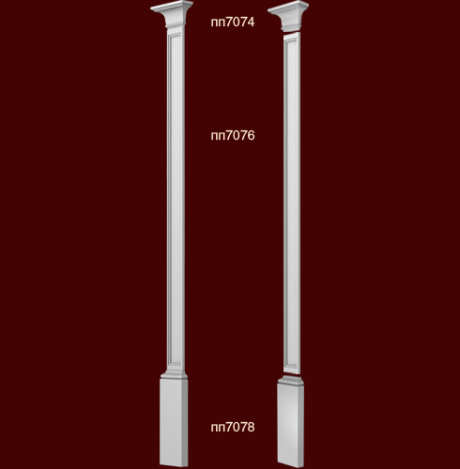 Фасадный декор: Пилястра в сборе спп7040