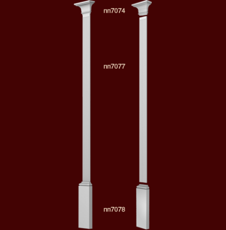 Фасадный декор: Пилястра в сборе спп7050