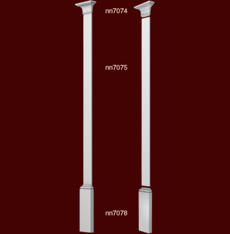 Фасадный декор: Пилястра в сборе спп7060