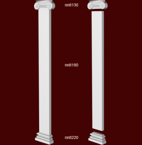 Фасадный декор: Пилястра в сборе спп8040