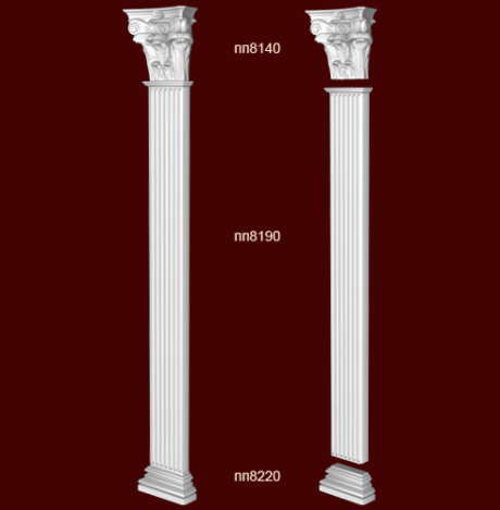 Фасадный декор: Пилястра в сборе спп8050