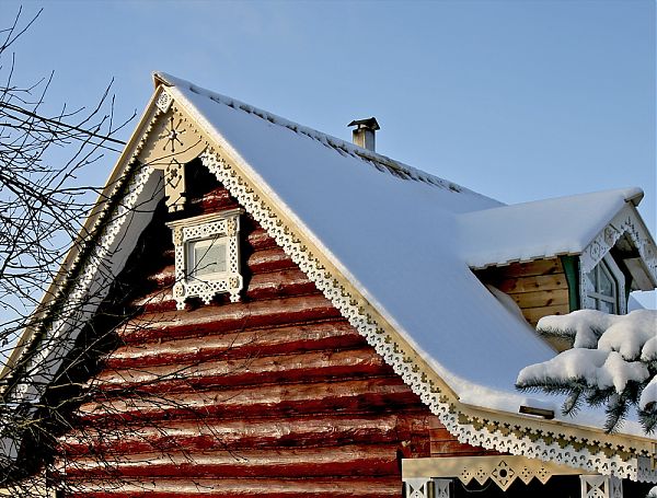 Чердачное окно бани