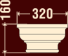 Капитель колонны ФБ-К-701/1 (200 мм) (К)