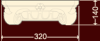 Капитель колонны ФБ-К-702/4 (220 мм) (К)