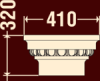 Капитель колонны ФБ-К-704/2 (300 мм) (К)