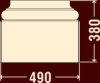 База колонны ФБ-К-705/8 (350 мм) (К)