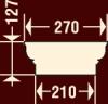 Капитель колонны ФБ-КЛ-8034 (Е)