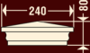 Крышка на тумбу ФБ-КТ-704 (К)