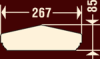 Крышка на тумбу ФБ-КТ-800 (Е)