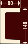 Молдинг ФБ-М-826 (Е)