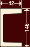 Молдинг ФБ-М-834 (Е)
