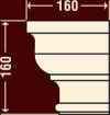 Капитель полуколонны ФБ-ПК-701/1 (К)