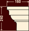 Капитель полуколонны ФБ-ПК-702/1 (К)