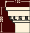 Капитель полуколонны ФБ-ПК-702/2 (К)