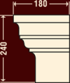 Капитель полуколонны ФБ-ПК-702/3 (К)