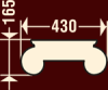 Капитель полуколонны (пк8010) ФБ-ПК-800 (Е)