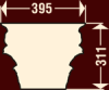 Капитель полуколонны (пк8011) ФБ-ПК-8011 (Е)