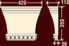 Капитель пилястры ФБ-П-705/1 (К)