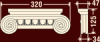 Капитель пилястры ФБ-П-706/3 (К)