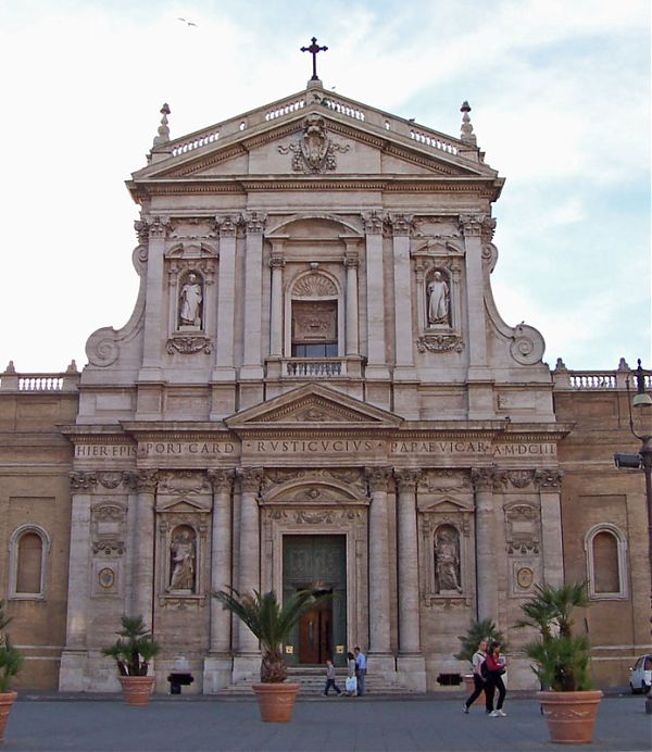 Церковь святой Сусанны в стиле барокко в Риме. Арх. Карло Мадерна (Maderna; 1556—1629).