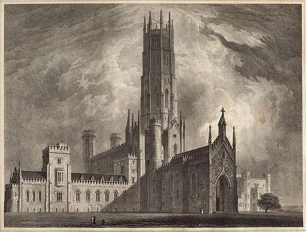 Усадьба Фонтхилл-эби (Fonthill Abbey) до разрушения.