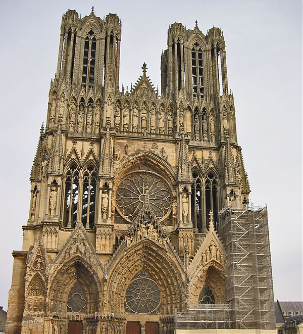 Реймсский собор (Reims Cathedral - Notre-Dame de Reims)