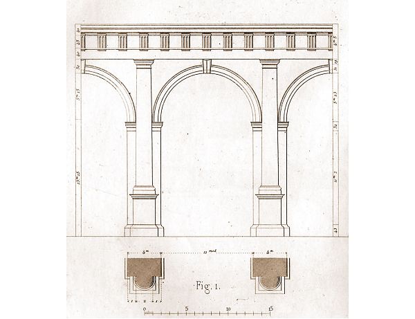 Полуциркульные арки в римской архитектуре.