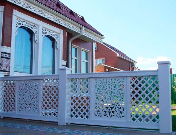 Декоративная архитектура загородного дома.