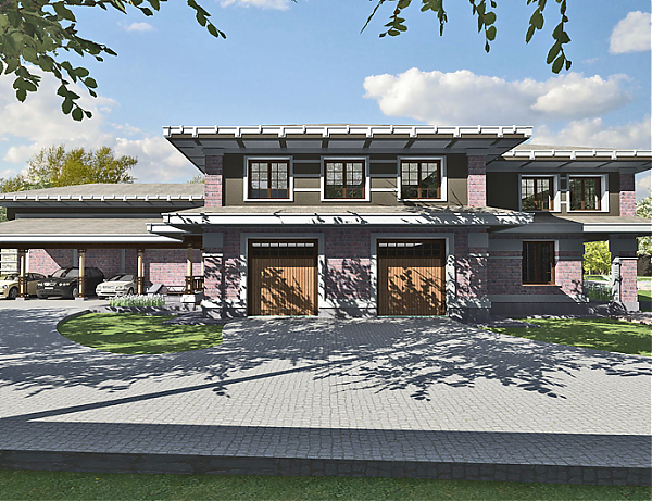 Въезд в гараж