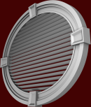 Слуховое окно ФБ-ВР- 007 Овал з (не вентилируемое)