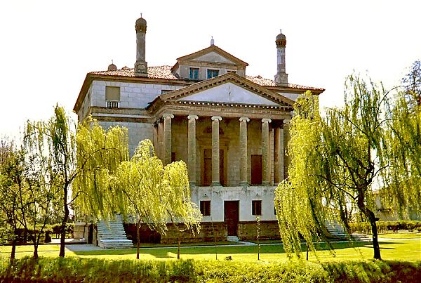  "Колоссальный" ордер Андреа Палладио. Вилла Фоскари (Foscari). 1558-60 гг. Мальконтента. г. Мира. 