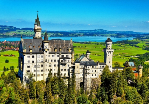 Дворец Нойшванштайн Людвига II Баварского (Neuschwanstein. 1869-1884 гг.) 